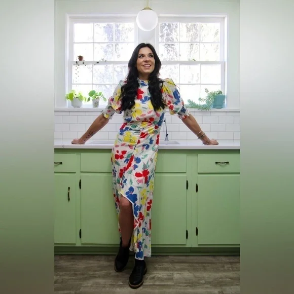 RIXO Floral Dress - Picture 9 of 13